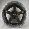 Комплект дисков WORK EMOTION T5R 1895 9.5/10.5x18/5x114.3 D73.1 ET18/22 бронзовый