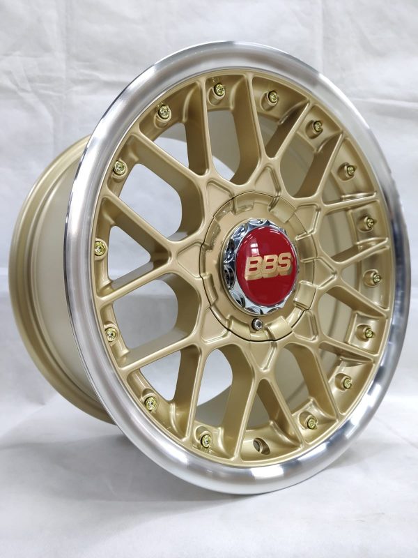Комплект дисков BBS RS2 YA9549 8x15/4x100/114.3 D73.1 ET30 золотистый