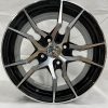 Комплект дисков Makstton 698 7x16/4x114.3 D73.1 ET35 черный-серебристый