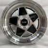 Комплект дисков YKW 7702 8x17/5x120 D73.1 ET20 черный-серебристый