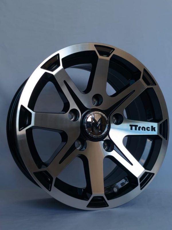 Комплект дисков RS 396 7x16/5x139.7 D110.5 ET20 черный-серебристый