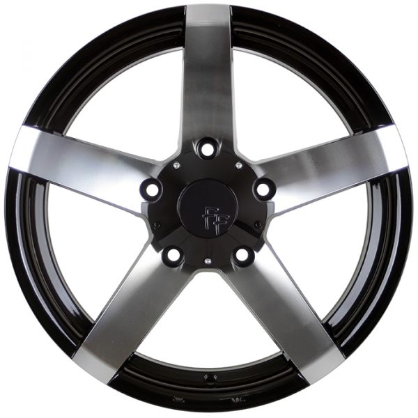 Комплект дисков Sakura Wheels YA9537 (592) R18*8.5 / 5*150/Черный глянец с полировкой