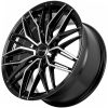 Комплект дисков Sakura Wheels 3806 (105) R18*8.5 / 5*114.3/Черный глянец с полировкой
