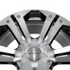 Комплект дисков Sakura Wheels 5609 (833) R18*8.5 / 5*139.7 / 150/Черный глянец с полировкой