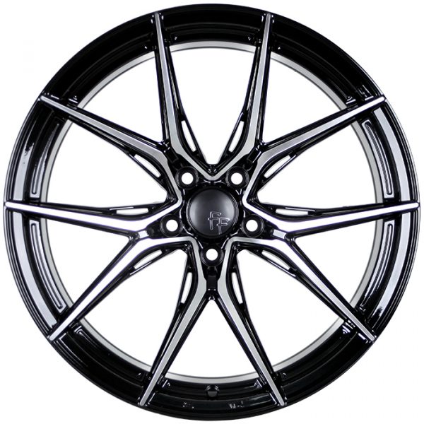 Литые диски Sakura Wheels YA3816-956 R19*9.5 / 5*112 Черный глянец с полировкой