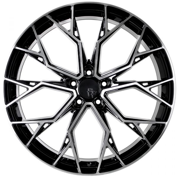 Литые диски Sakura Wheels YA5640-286 R21*9.0 / 5*112 Черный глянец с полировкой