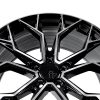 Литые диски Sakura Wheels YA5640-286 R21*9.0 / 5*112 Черный глянец с полировкой