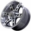 Комплект дисков Sakura Wheels DR2757 (331) R17*8.0 / 6*139.7/Ганметалл с полировкой