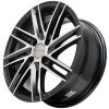 Комплект дисков Sakura Wheels 3308 (195) R15*6.5 / 4*100/Черный глянец с полировкой