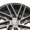Комплект дисков Sakura Wheels 3308 (195) R15*6.5 / 4*100/Черный глянец с полировкой