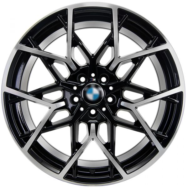 Литые диски Sakura Wheels D9483-228 R19*8.5 / 5*112 Черный глянец с полировкой
