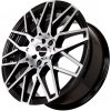 Комплект дисков FF QC1168B (1464) R17*7.5 / 4*100 / 114.3/Черный глянец с полировкой