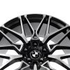 Литые диски FF QC1548-1463 R20*9.0 / 5*112 Черный глянец с полировкой