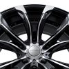 Литые диски Sakura Wheels R9546-205 R22*10.0 / 5*130 Черный глянец с полировкой