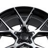 Комплект дисков Sakura Wheels YA5636 (660) R22*10.0 / 5*114.3/Черный глянец с полировкой