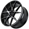 Комплект дисков Sakura Wheels YA5636 (660) R22*10.0 / 5*114.3/Черный глянец с полировкой