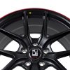 Комплект дисков KoKo Kuture SL547 (1078) R19*8.5 / 5*112/Черный матовый с красной полосой по ободу