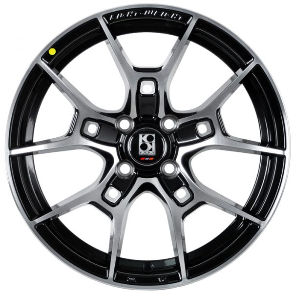 Комплект дисков KoKo Kuture SL552 (1255) R16*7.0 / 4*100/Черный глянец с полировкой