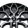 Комплект дисков KoKo Kuture SL507 (1101) R17*7.5 / 5*114.3/Черный глянец с полировкой