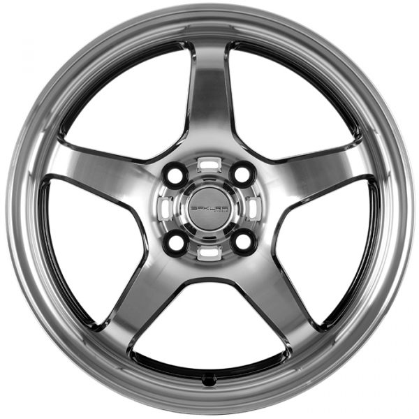 Комплект дисков Sakura Wheels 3761 (303) R15*7.0 / 4*100/Черный глянец с полировкой