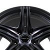 Комплект дисков Sakura Wheels YA9653 (958) R20*9.5 / 5*150/Черный с полировкой под матовым тонированным лаком