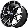 Литые диски Sakura Wheels D9483-250 R19*9.5 / 5*120 Черный глянец с полировкой