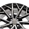 Комплект дисков Sakura Wheels 3347 (864) R17*7.5 / 4*100/Черный глянец с полировкой