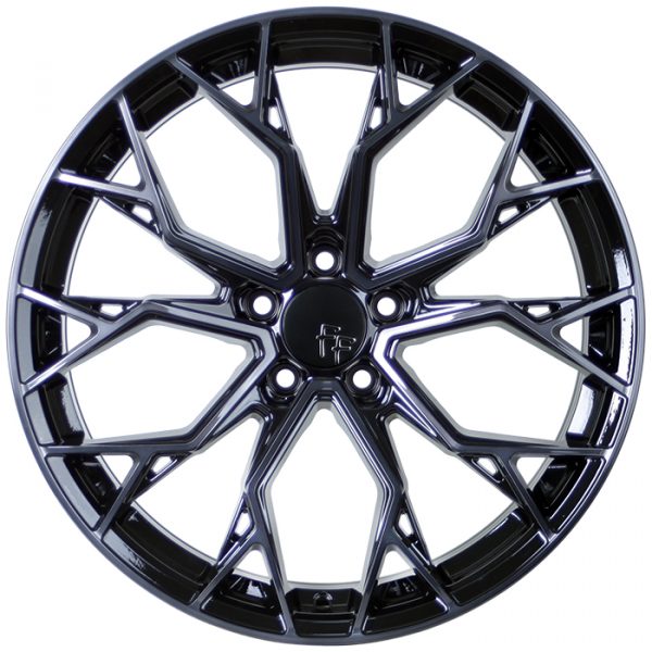 Комплект дисков Sakura Wheels YA5640 (200) R19*8.5 / 5*112/Черный глянец с полировкой под тонированным лаком