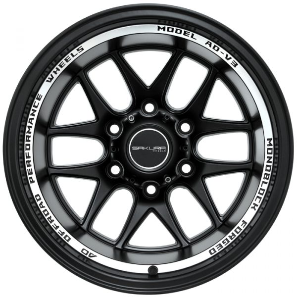 Комплект дисков Sakura Wheels D2784 (268) R16*10.0 / 6*139.7/Черный матовый