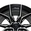 Литые диски Sakura Wheels YA3816-817 R18*8.5 / 5*108 Черный глянец с полировкой