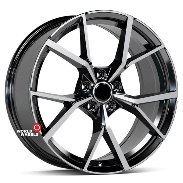Комплект дисков KoKo Kuture-355-1801-8x18/5x112 D57.1 ET38 черный