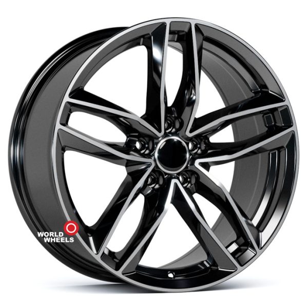 Комплект дисков KoKo Kuture-344-1801-8x18/5x112 D66.6 ET35 черный