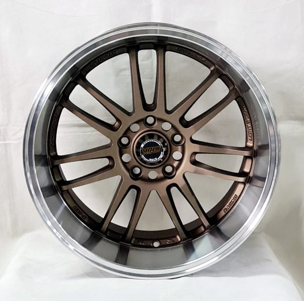 Комплект дисков Emidos Volk Racing RE30-X23 9.5-10.5x18/5x114.3 ET20/15 DIA73.1 Matt bronze.