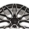 Литые диски Sakura Wheels YA9346-479 R20*9.0 / 5*114.3 Черный глянец с полировкой