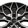 Литые диски FF QC1701-1529 R18*8.0 / 5*114.3 Черный глянец с полировкой