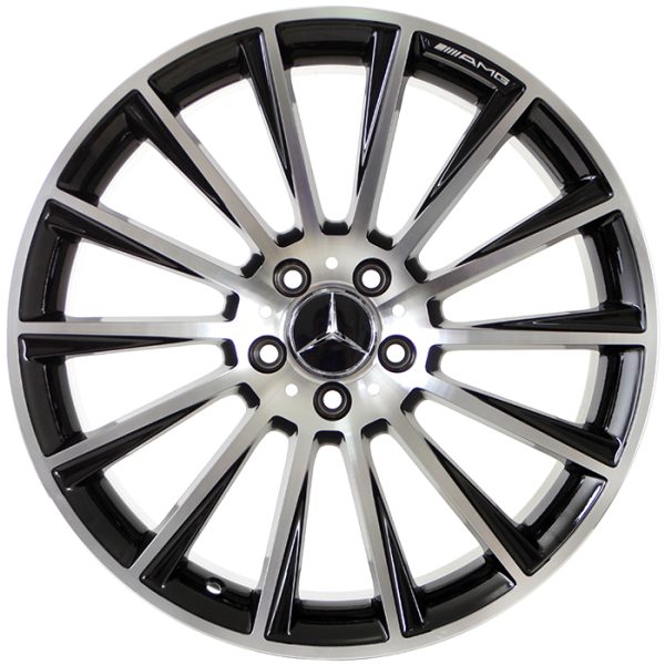Литые диски KoKo Kuture SL550-1683 R19*9.5 / 5*112 Черный глянец с полировкой