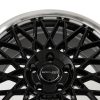 Литые диски Sakura Wheels 3375-433 R18*8.0 / 5*114.3 Черный глянец с полированной полкой