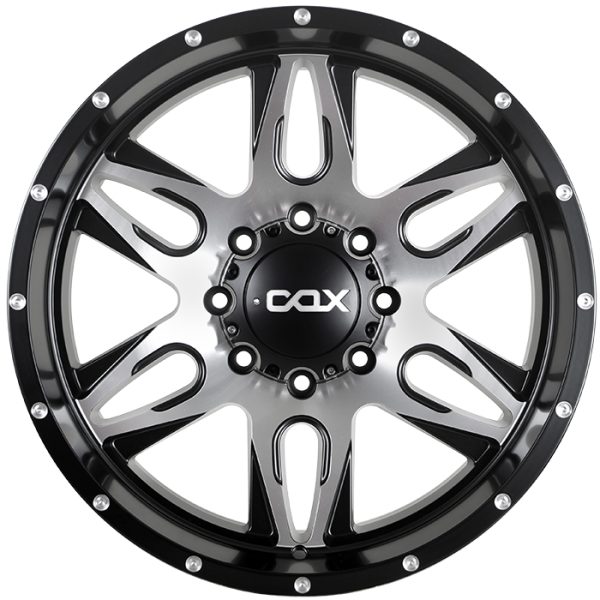 Литые диски COX D448-441 R20*9.0 / 8*165.1 Черный матовый с полировкой