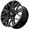 Литые диски Sakura Wheels YA9557B-327 R21*9.5 / 5*150 Черный глянец с полировкой