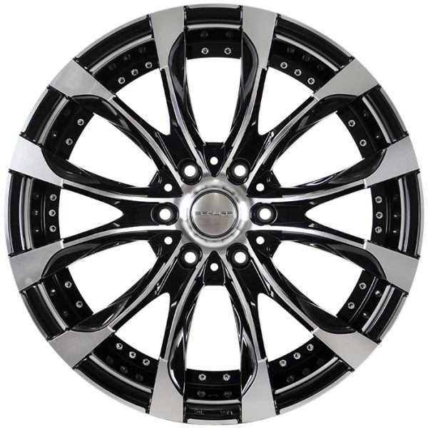 Литые диски Sakura Wheels R9545-110 R20*9.0 / 6*139.7 Черный глянец с полировкой