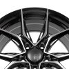 Литые диски Sakura Wheels YA3816-265 R17*7.5 / 5*100 Черный глянец с полировкой