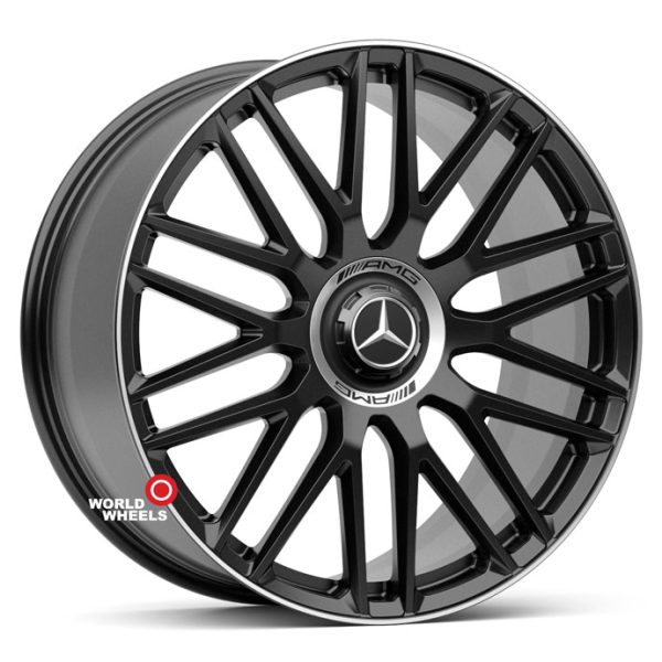 Комплект дисков KoKo Kuture-257 OEM R22/9.5*22/5x112 DIA66.6 ET45 Matt Black Lip (MBL)