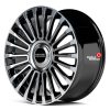 Комплект дисков KoKo Kuture-770 OEM R21/9.5*21/5x120 DIA72.6 ET40 Black Machined (BP)