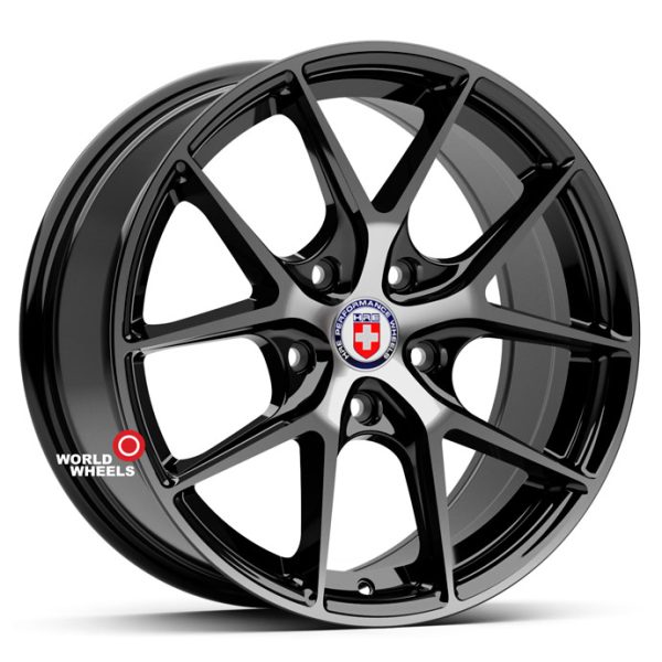 Комплект дисков HFT-505 HRE R17/7.5*17/5x100 DIA73.1 ET38 Black Machined Coating (BPC)
