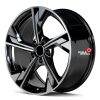 Комплект дисков KoKo Kuture-350 OEM R18/8.0*18/5x112 DIA66.6 ET35 Black Machined (BP)