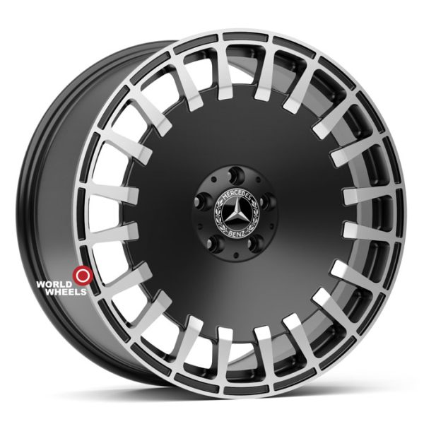 Комплект дисков KoKo Kuture-FF 251 OEM R19/8.5*19/5x112 DIA66.6 ET43 Matt Black Machined (MBP)