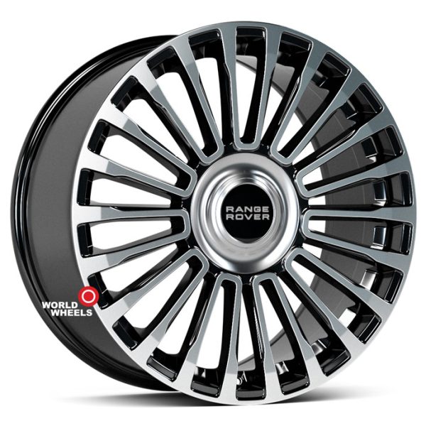 Комплект дисков KoKo Kuture-770 OEM R21/9.5*21/5x120 DIA72.6 ET40 Black Machined (BP)