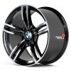 Комплект дисков KoKo Kuture-437 OEM R18/8.5*18/5x120 DIA72.6 ET30 Black Machined (BP)