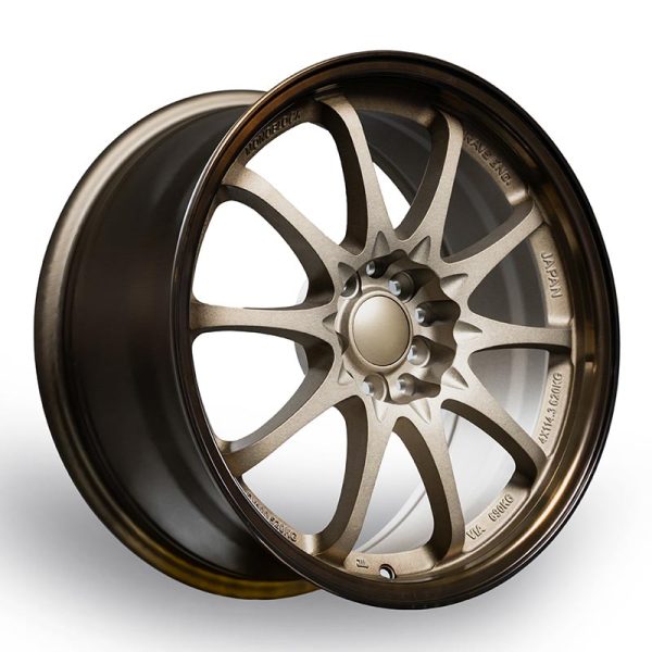 Комплект дисков WorldWheels Radical-00063 Rays CE28 (Replica) 17x7.5 5x100/5x114.3 ET35 DIA:73.1 бронзовый + Machined Lip Bronze
