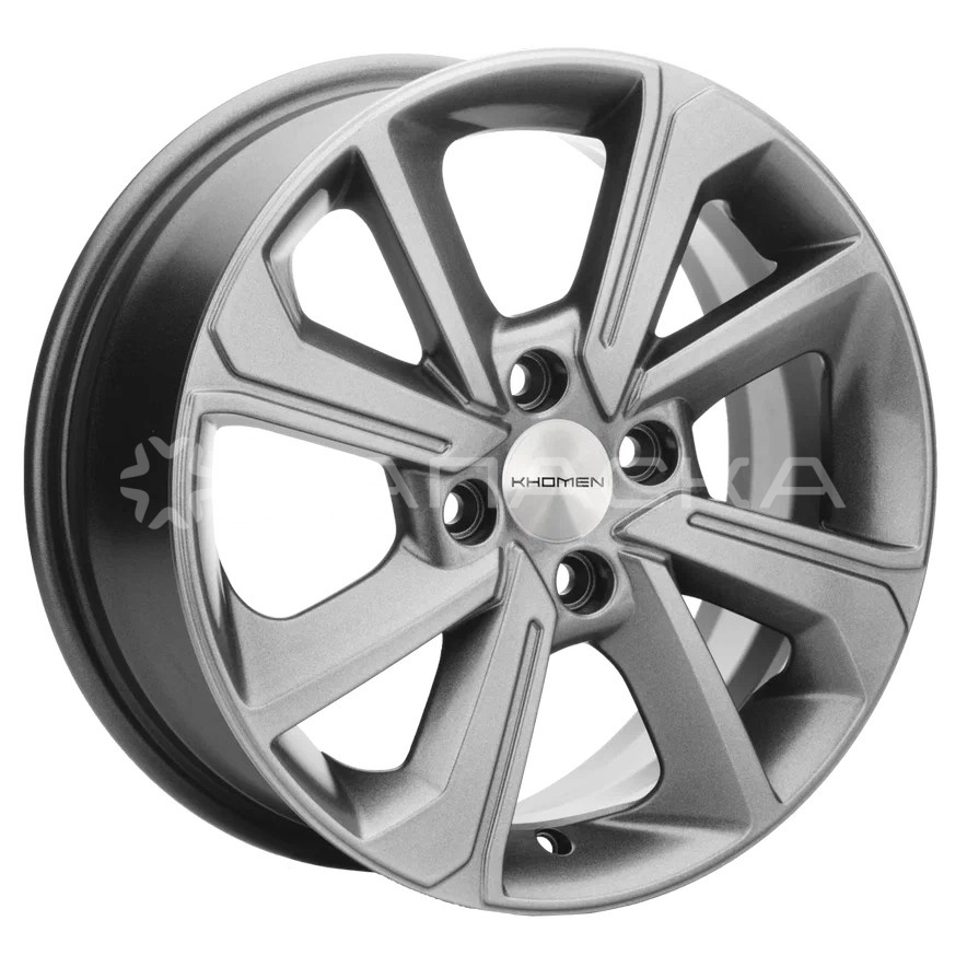 15 Khomen KHW1501 ZV XRay 6.0*15 4*100 ET37 D60.1 G-SILVER KHW1501